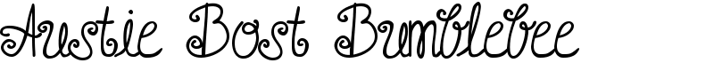 Austie Bost Bumblebee Font