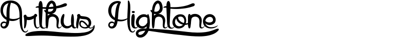 Arthus1 Hig6htone Font