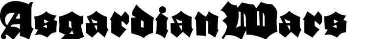 AsgardianWars Font