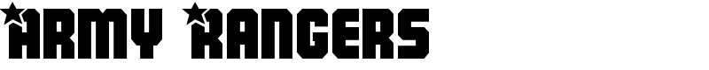 Army Rangers Font
