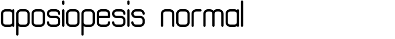 aposiopesis normal Font