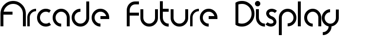 Arcade Future Display Font