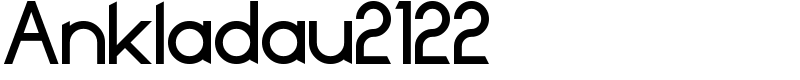 Ankladau2122 Font