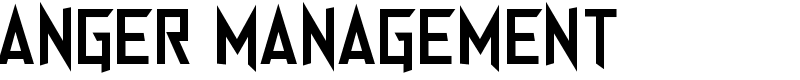 Anger Management Font