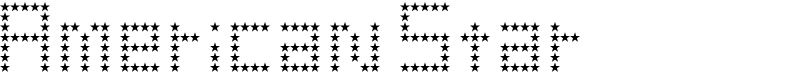 American Star Font