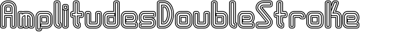 AmplitudesDoubleStroke Font