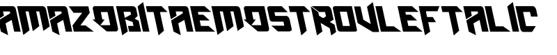 AmazObitaemOstrovLeftalic Font