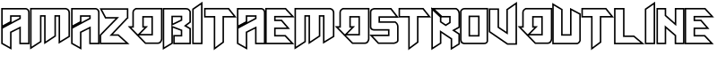 AmazObitaemOstrovOutline Font