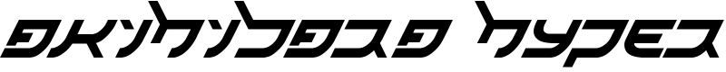 akihibara hyper Font