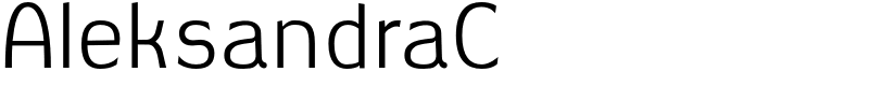 AleksandraC Font