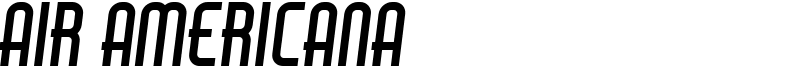 Air Americana Font