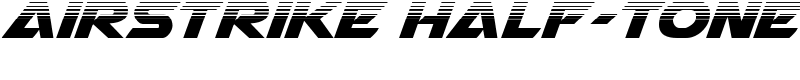 Airstrike Half-Tone Font