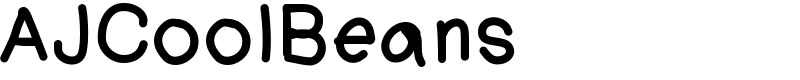 AJCoolBeans Font