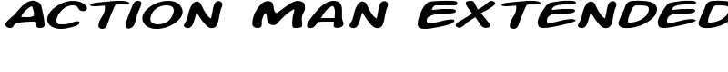 Action Man Extended Font