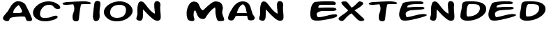 Action Man Extended Font