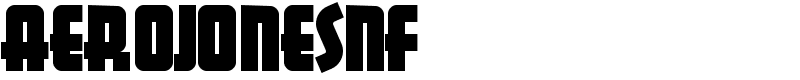 AerojonesNF Font