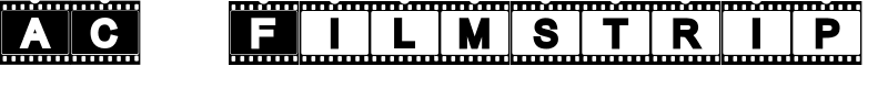 AC Filmstrip Font