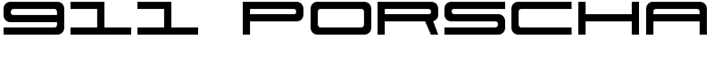 911 Porscha Font