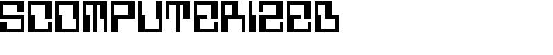 5Computerized Font