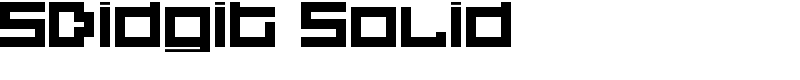 5Didgit Solid Font
