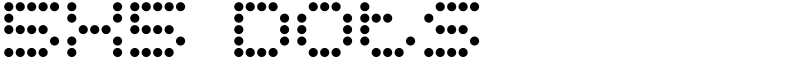 5x5 Dots Font