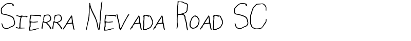 Sierra Nevada Road SC Font