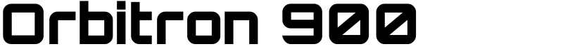 Orbitron 900 Font