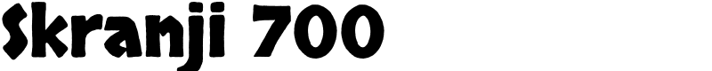 Skranji 700 Font