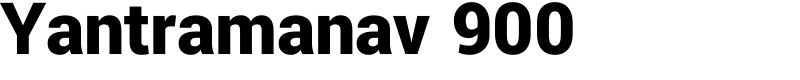 Yantramanav 900 Font