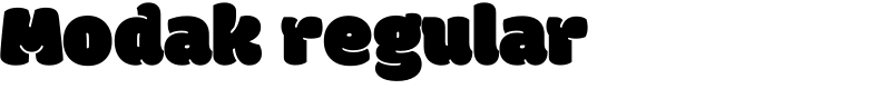 Modak Font Free Download | Font Spy
