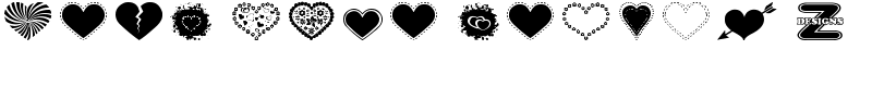 Sexy Love Hearts 2 Font