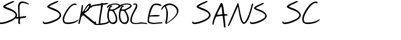 SF Scribbled Sans SC Font