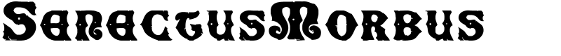 SenectusMorbus Font