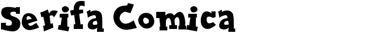 Serifa Comica Font