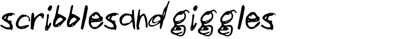 scribblesandgiggles Font