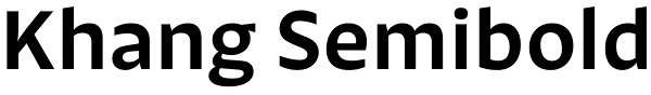 Khang Semibold Font