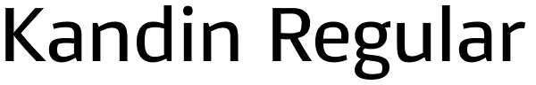 Kandin Regular Font