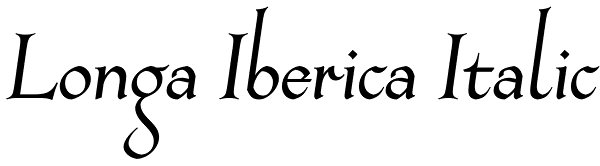 Longa Iberica Italic Font