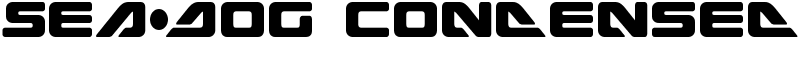 Sea-Dog Condensed Font