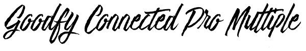Goodfy Connected Pro Multiple Font