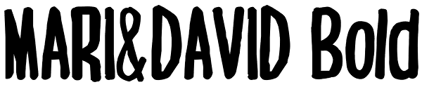 MARI&DAVID Bold Font