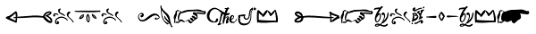 Maya Script Ornaments Font