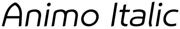 Animo Italic Font