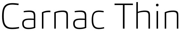 Carnac Thin Font