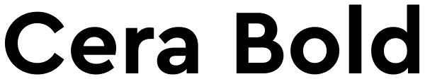 Cera Bold Font