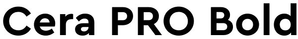 Cera PRO Bold Font