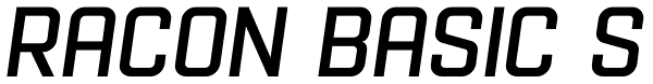 Racon Basic S Font