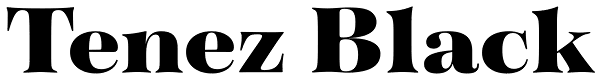 Tenez Black Font