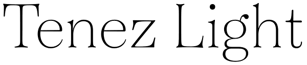 Tenez Light Font