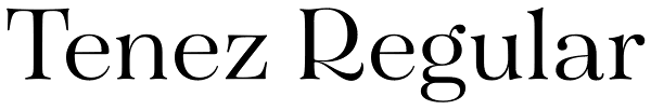 Tenez Regular Font